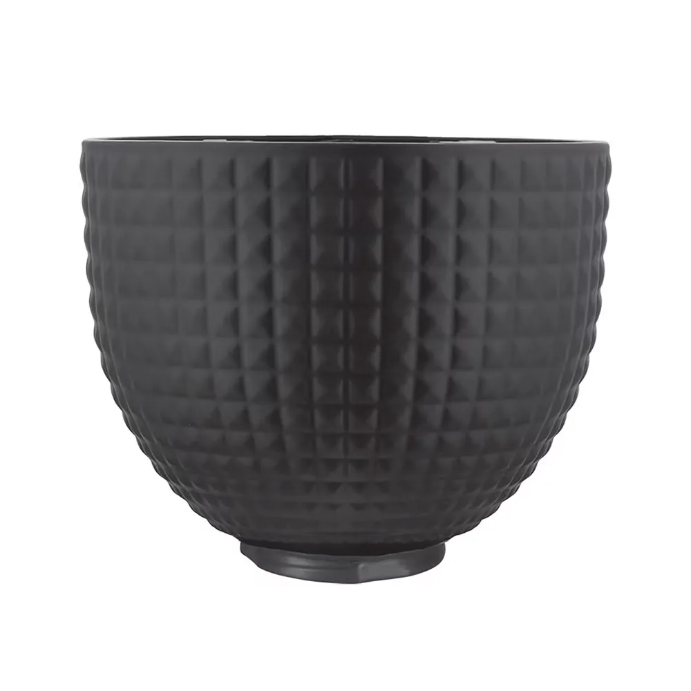 KitchenAid Black Studded - Bol en céramique 4,7 L