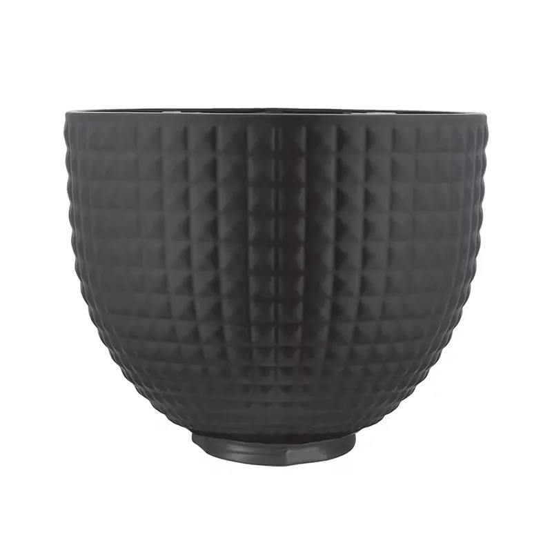 KitchenAid Black Studded - Bol en céramique 4,7 L
