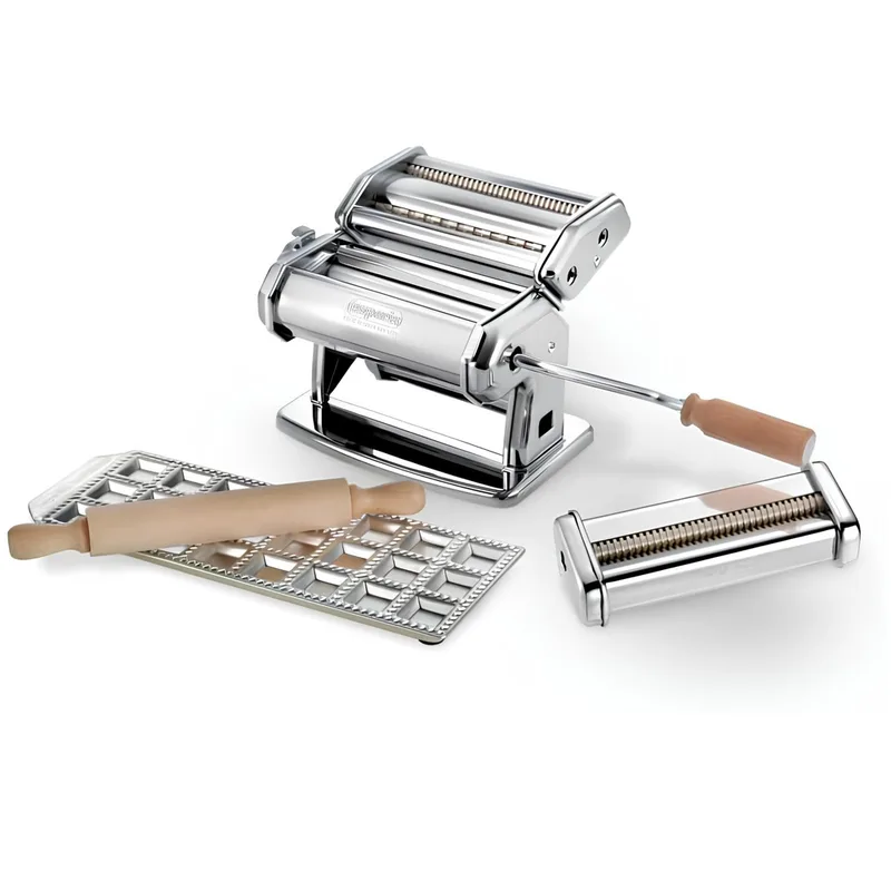 Imperia Pastaia Italiana - Laminoir - Machine à pâtes manuelle en INOX
