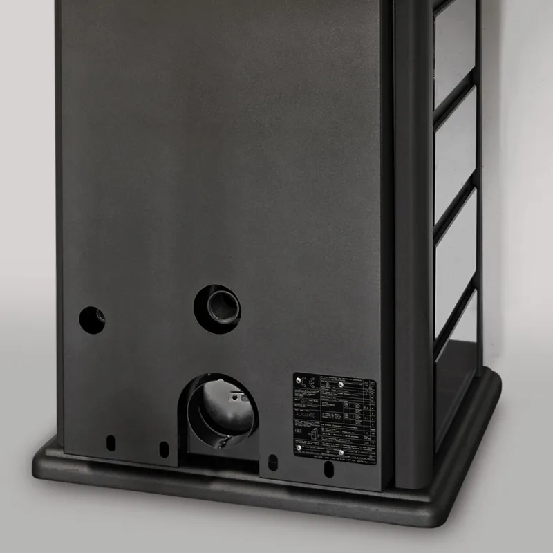 Schmitzker Alicante EVO poêle à bois hydraulique noir Blackline