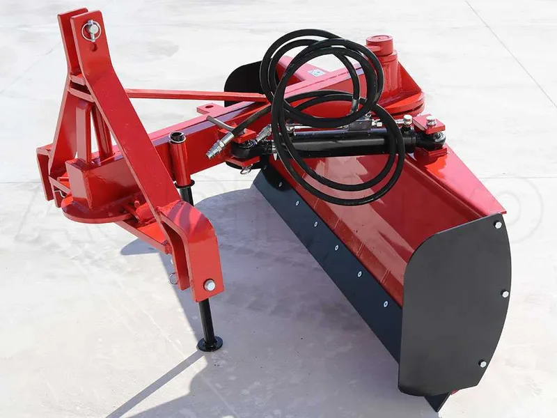 Niveleuse hydraulique à tracteur AgriEuro LLP180 - Série Lourde - Pivot d'attelage et lame rotatifs