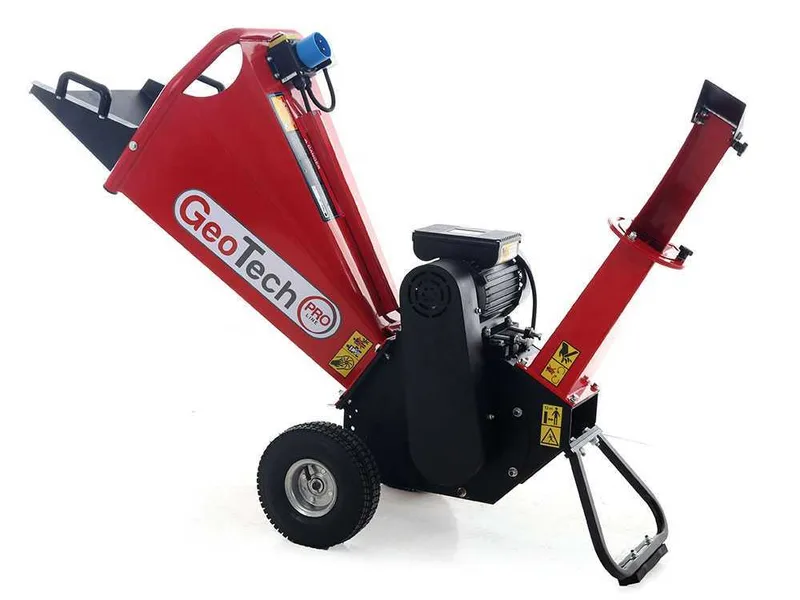 GeoTech Pro PCS 30ES - Broyeur de branches avec moteur électrique - Monophasé 3 CV