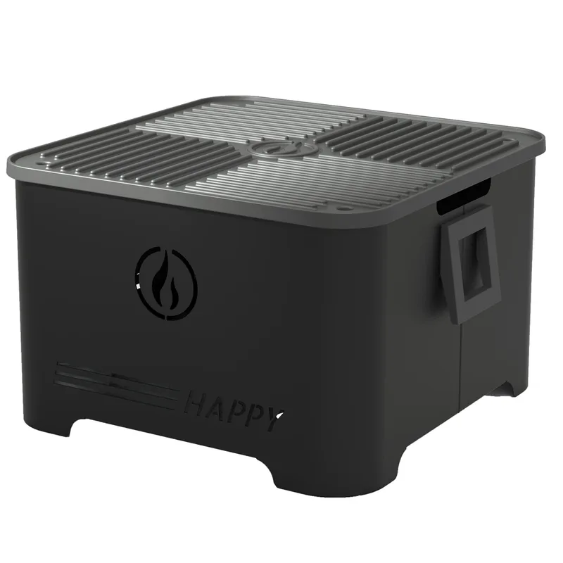 Linea VZ Happy Nero - Barbecue à pellets portable