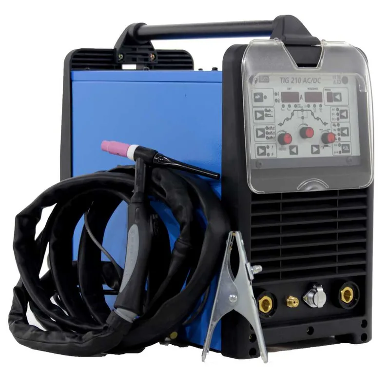 Poste à souder inverter Awelco tig 210 ac/dc - 210A max - monophasé - courant ac/dc - kit