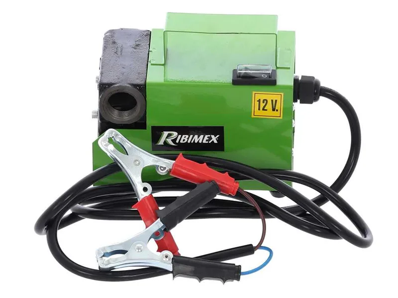 Ribimex PRKG12V - Pompe de transfert pour gasoil + kit distributeur - 12V