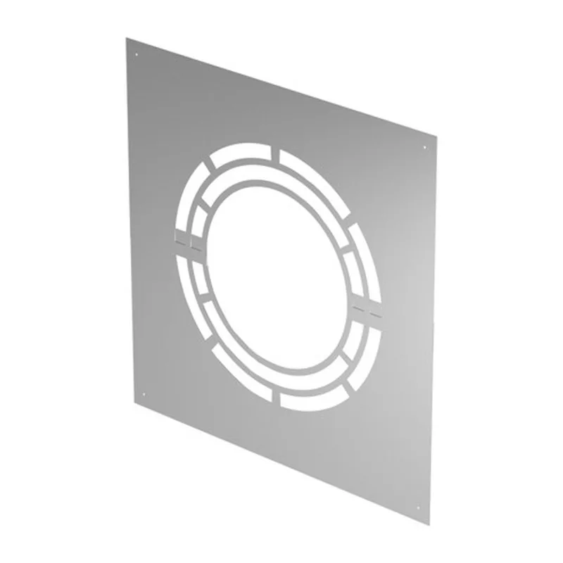 Schiedel cache pour ventilation arrière 0-30° Ø180 mm brillant