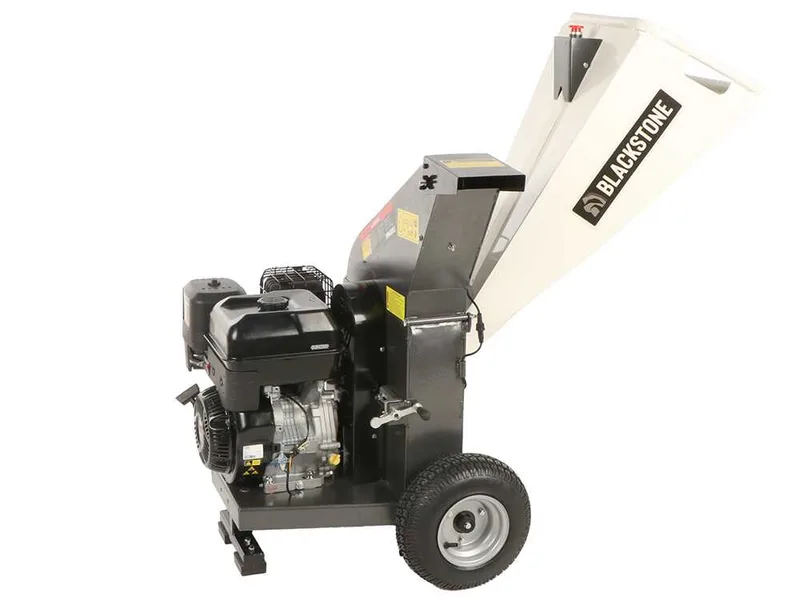 BlackStone DSP 150 BS - Broyeur de branches thermique - Moteur à essence Briggs & Stratton de 420 cm3