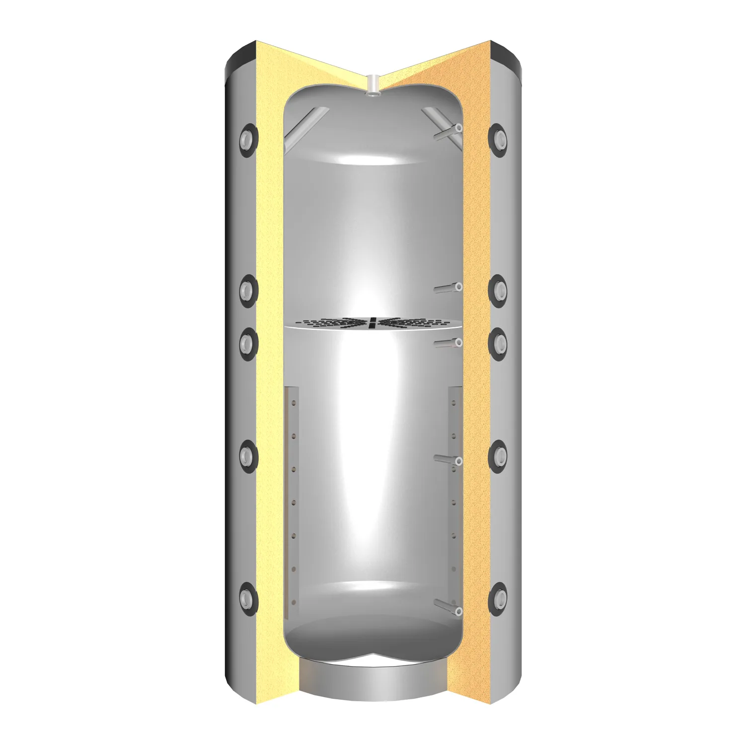 Ballon tampon avec système de charge stratifiée TPSL 825 (718 litres) | Isolation Neodul