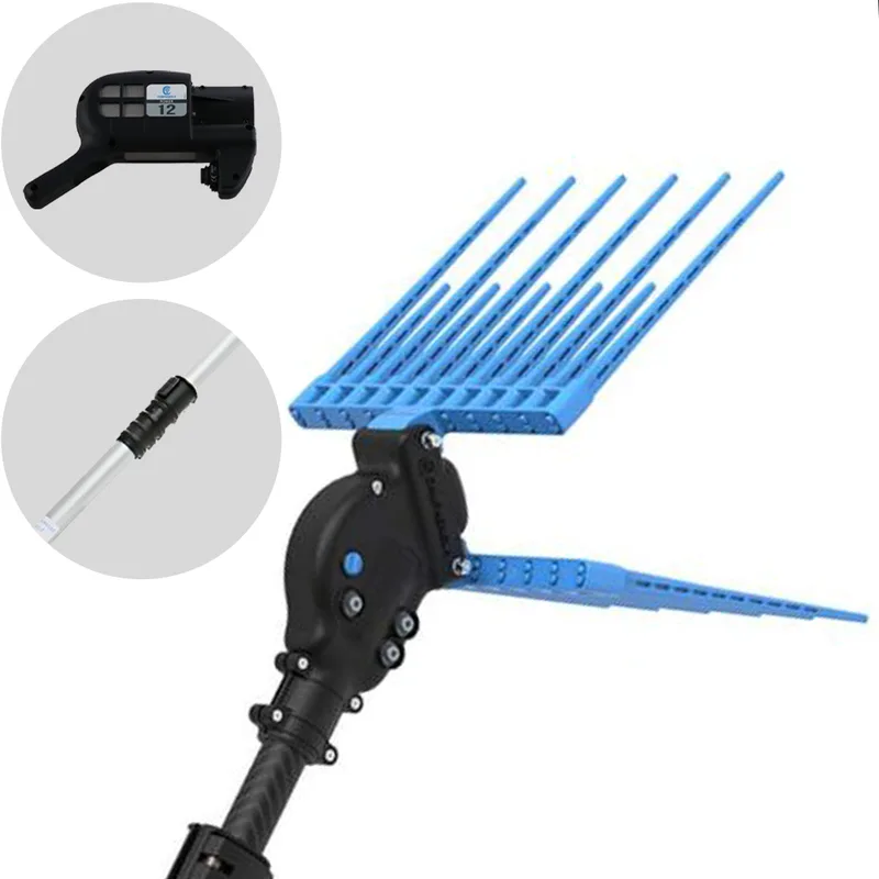 Campagnola Elektra - Perche en aluminium - 245 - 330 cm - Peigne vibreur électrique à batterie