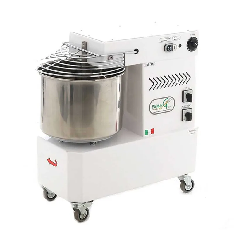 Pétrin à spirale Famag IM15 New à deux vitesses avec moteur électrique - triphasé - 12 KG