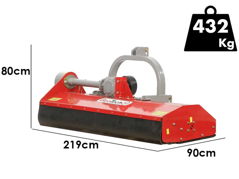GeoTech Pro HFM 205 - Broyeur sur tracteur - Série médium/lourde