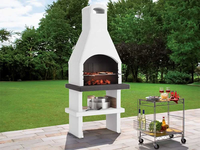 Palazzetti Pistoia - Barbecue à charbon en maçonnerie