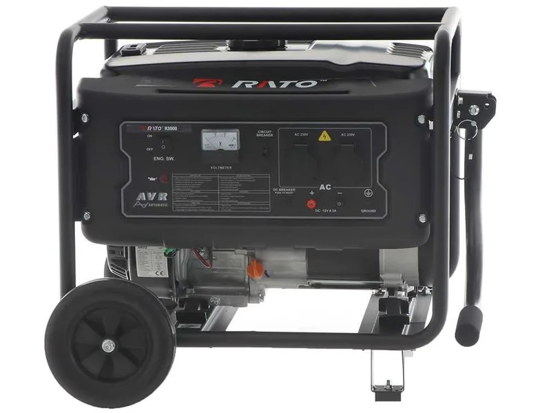 Groupe électrogène monophasé Rato R3000 - sur chariot - 2.7 Kw