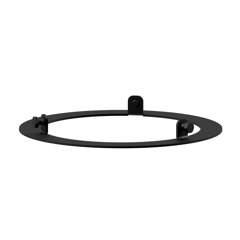 Raik Lifestyle DUO bague de finition 130mm noir pour tuyau de fumée / conduit de fumée