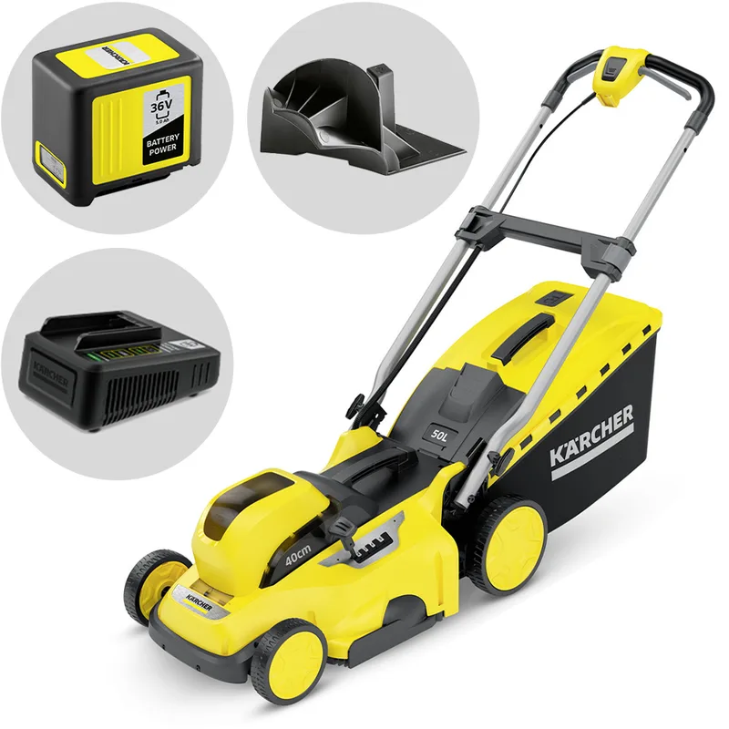 Karcher LMO 36-40 - Tondeuse à gazon à batterie - 36V 5Ah - Coupe 40 cm