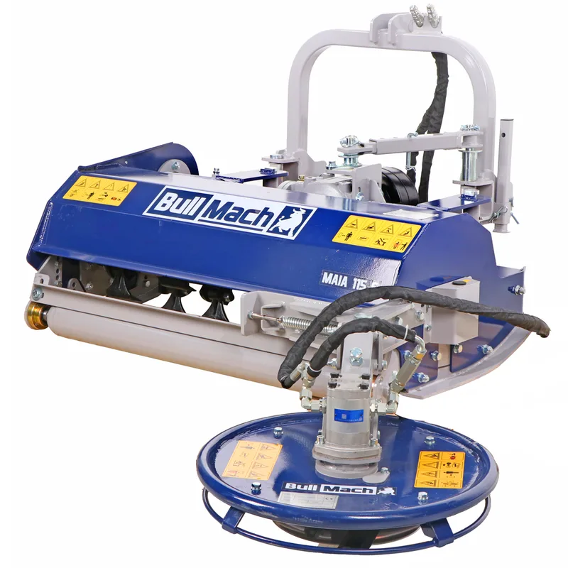 BullMach Maia 115 S - Broyeur pour tracteur avec disque interfilaire - Série médium - Déport manuel