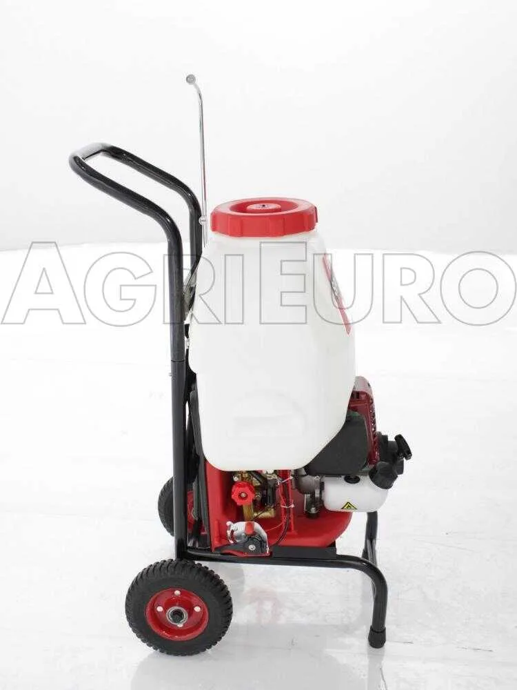 Pulvérisateur thermique avec chariot ou à dos GeoTech SP 300 4T moteur essence 4 temps