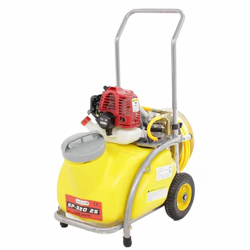 Pompe agricole thermique à chariot GeoTech SP 320 2S ALU - 2 temps à mélange