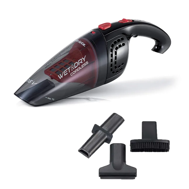 Ariete 2474 - Ramasse-miettes sans fil Wet & Dry - Batterie de 3.6V - 1.2 Ah
