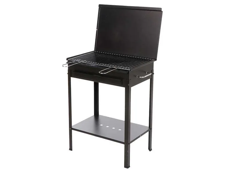 Mille Stromboli Small - Barbecue à charbon en fer artisanal - 40x28 cm