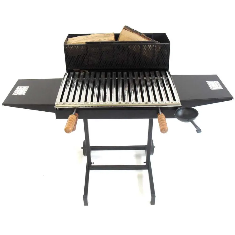 Cruccolini Pisa - Barbecue à bois et charbon en fer artisanal