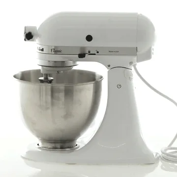 KitchenAid Classic 5K45SS-EWH Blanc - Batteur mélangeur planétaire