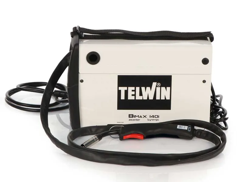Telwin Bimax 140i Synergic - Poste à souder Inverter à fil FLUX (NO GAZ), à courant continu (DC)