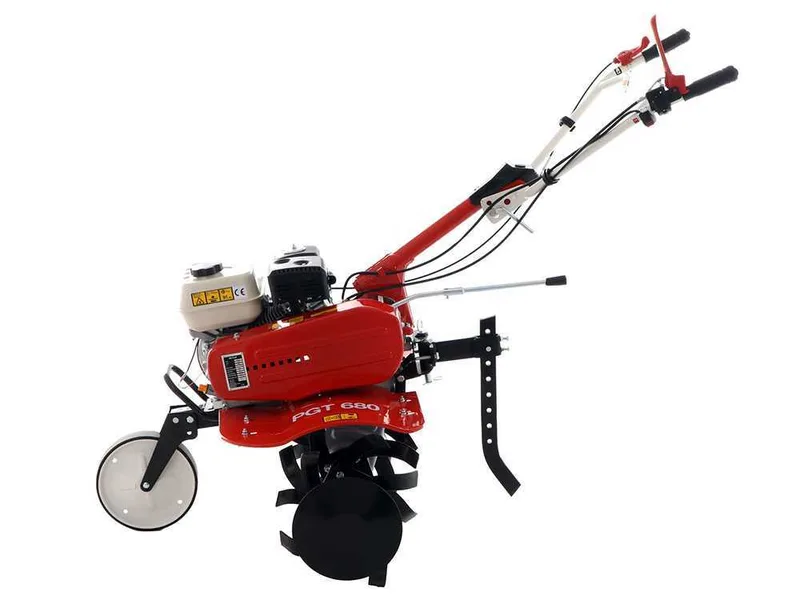 GeoTech Pro PGT680 - Motobineuse à essence 7 CV - Moteur de 208 cm³