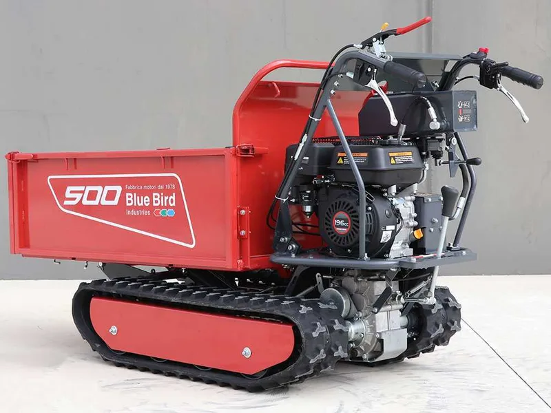 Brouette à chenilles blue bird Transporter 500 H - Caisson extensible avec charge de 500 Kg