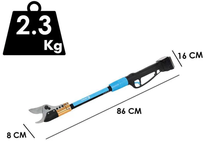 Campagnola Stark 90 - Sécateur électrique d'élagage - 2x 21.6V 2.5Ah - Diamètre de coupe 40 mm