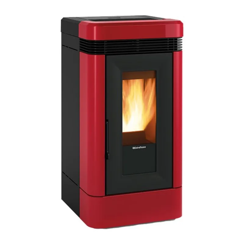 Extraflame LUCIA PLUS.16 - Rouge bordeaux poêle à granulés