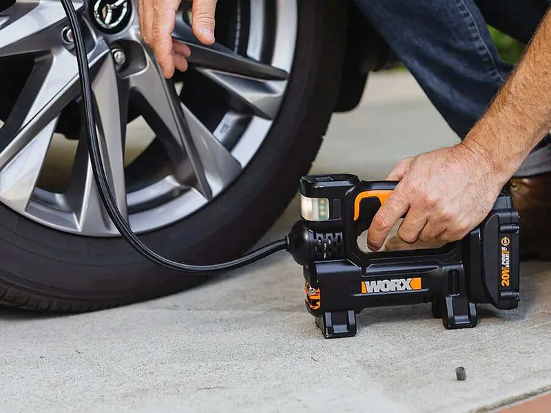 Worx WX092.9 - Compresseur électrique à batterie