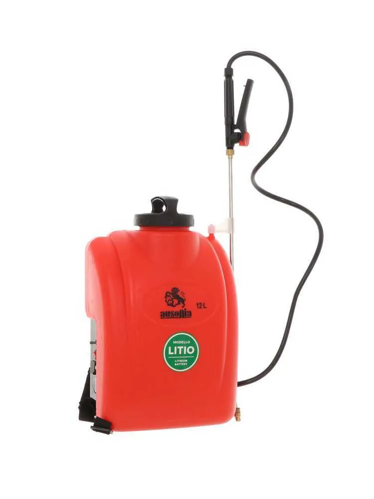 Pompe de pulvérisation dorsale à batterie Ausonia - à dos électrique, 12 litres