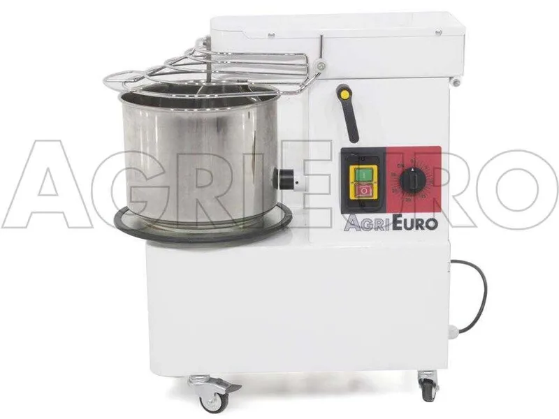 Pétrin à spirale Mixer 1000 S Deluxe à tête basculante - Capacité cuve 8 Kg - 10 L