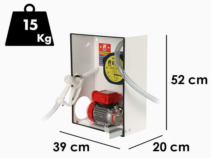 Rover Dispenser Novax 20 M - Pompe électrique de transfert en alliage anticorrosion - 0,5 CV