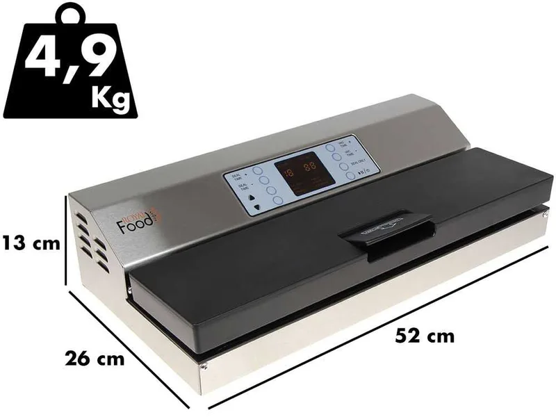 Royal Food VSP 4301 INOX - Machine sous vide - Double barre de soudure de 42 cm