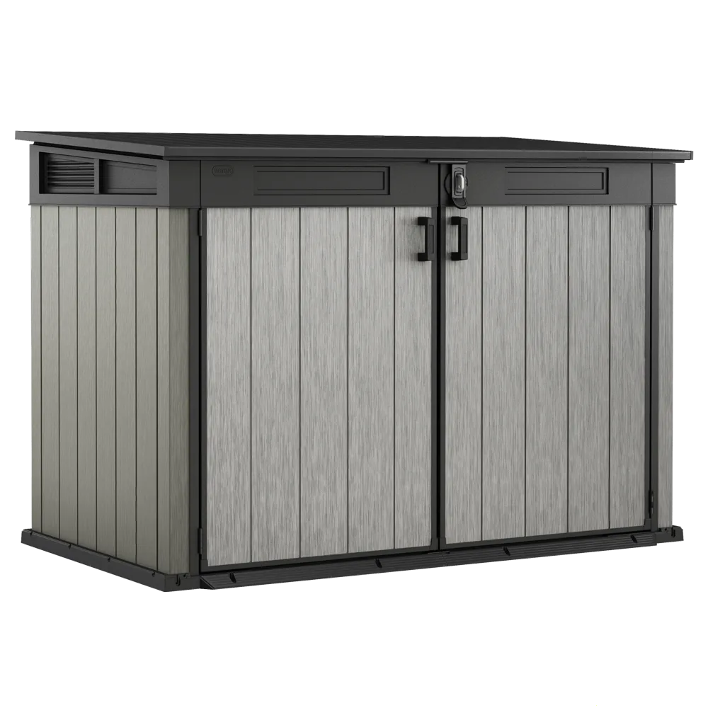 Keter Grande Store - Armoire porte-outils de jardin - 190.5x109.3x132.5 cm
