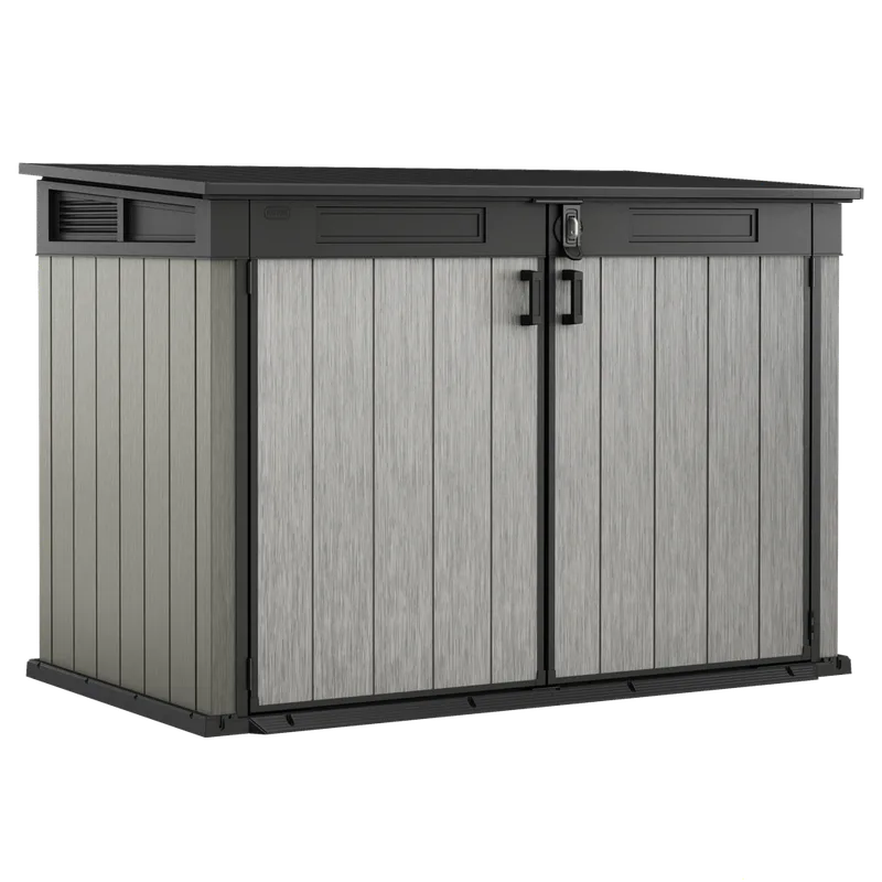 Keter Grande Store - Armoire porte-outils de jardin - 190.5x109.3x132.5 cm