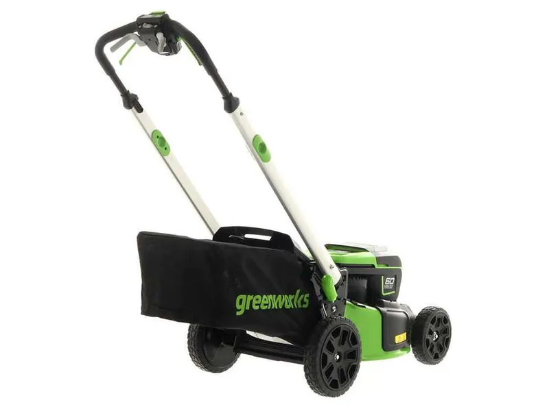 Greenworks GD60LM46SP - Tondeuse à gazon autotractée à batterie 60V 2Ah - Largeur de coupe 46 cm