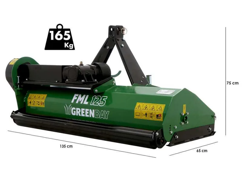 Greenbay FML 125 - Broyeur pour tracteur - Série légère