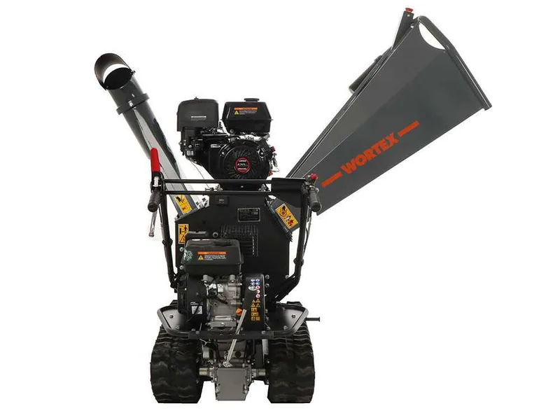Wortex Tiger D420/120L - Broyeur à moteur thermique avec base à chenilles - Moteur Loncin D420