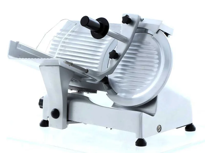 Trancheuse FAC F 250 R - Corps en Alliage d'aluminium anodisé - Avec parties lavables - Lame de 250 mm - Affûteur fixe