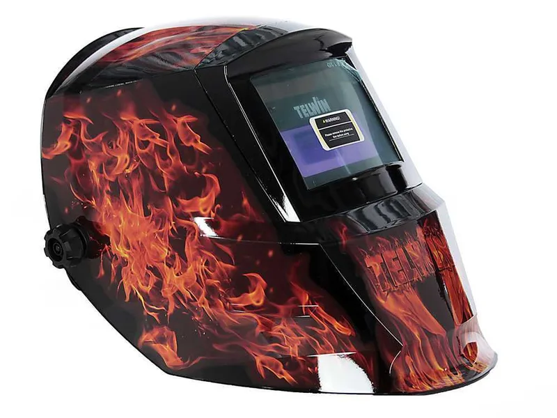Masque de soudure professionnel Telwin Stream Flame - MMA, TIG, MIG