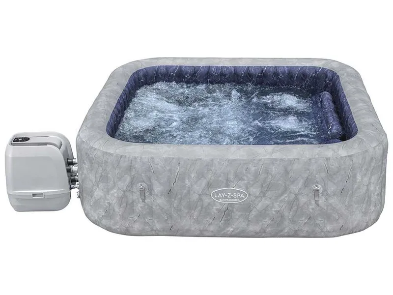 Bestway Lay-Z-Spa San Francisco HydroJet 6001Q - 230x230x71 cm - Spa gonflable à hydromassage