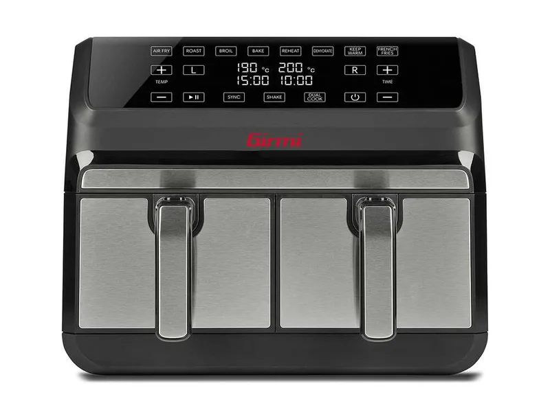 Girmi FG22 Ecofrit Bis - Friteuse sans huile numérique avec bac double