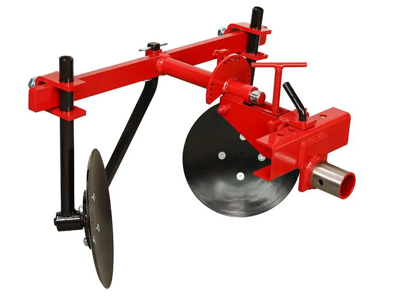 Butteur à disques AS2-5D avec attache rapide réglable et barre porte-outils - Pour motoculteurs de 6 à 10 CV