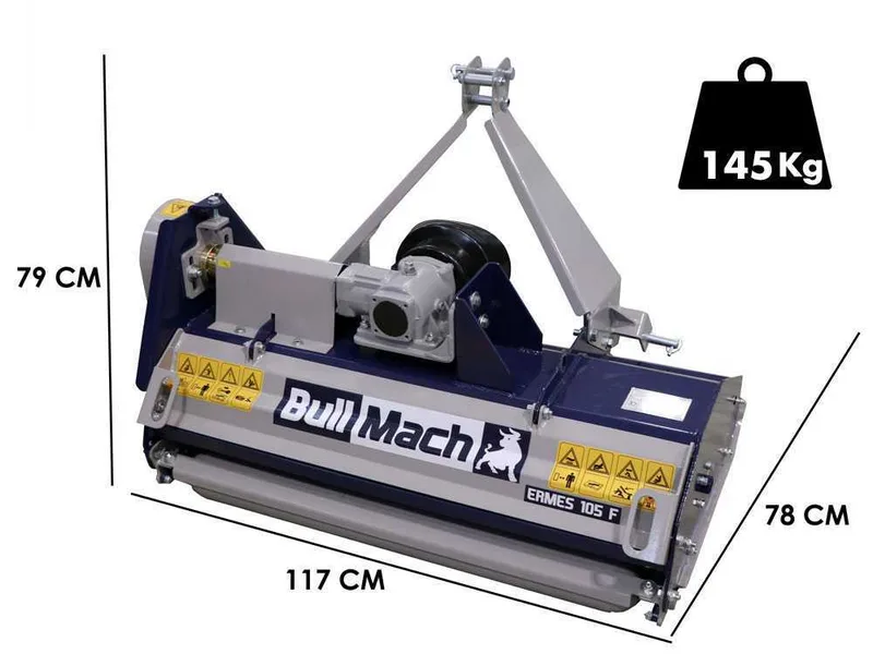 BullMach ERMES 105 F - Broyeur sur tracteur - Série légère