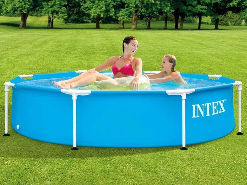 Piscine ronde Intex Metal Frame 28205NP - Ø244x51 cm