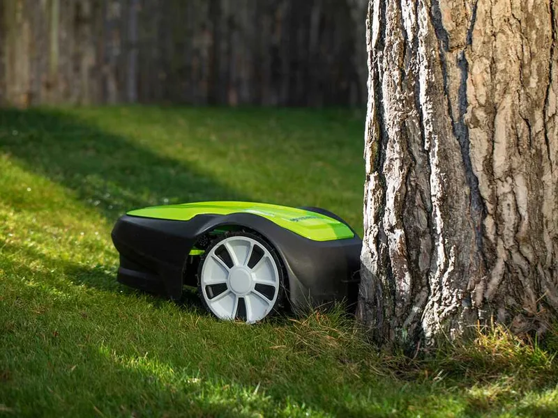 Greenworks OPTIMOW S - Robot tondeuse - Avec fil périphérique