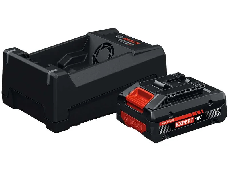 Kit de démarrage Bosch pour la gamme Blue Professional – Batterie 18 V / 4 Ah + chargeur